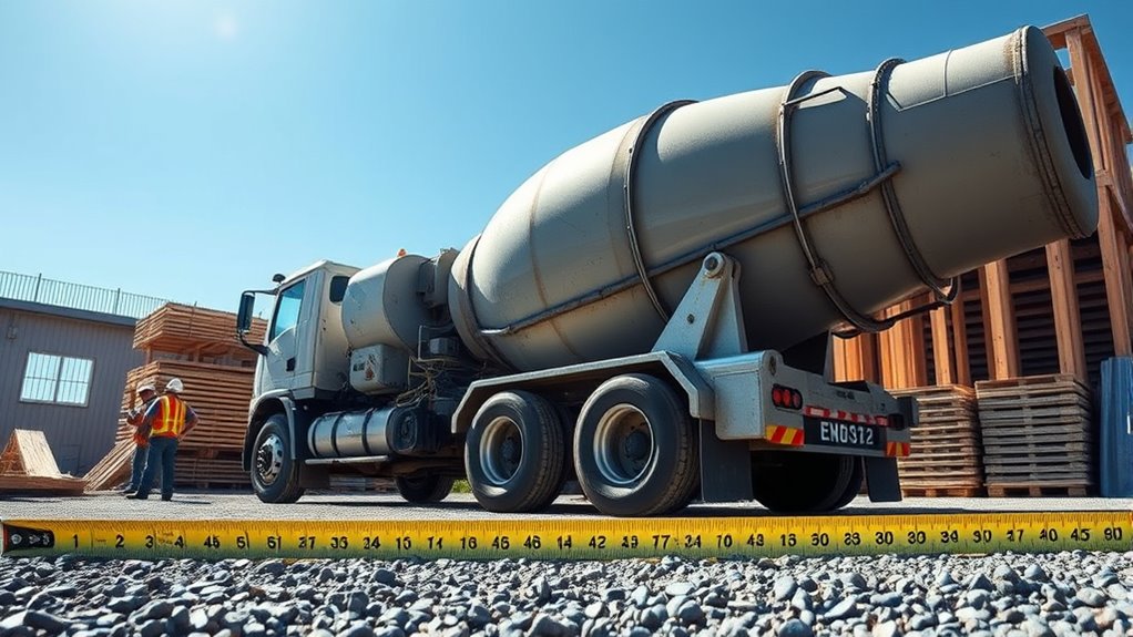 concrete truck capacity