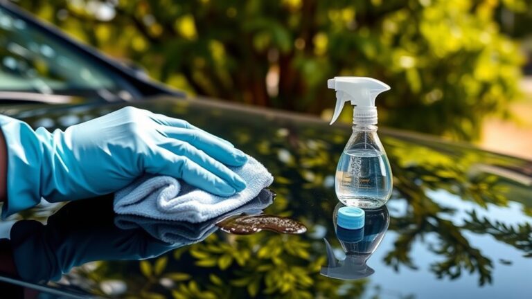 removing sap from car