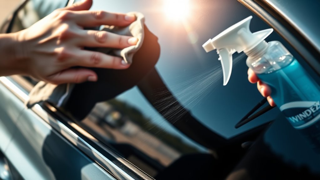safe windex window cleaning