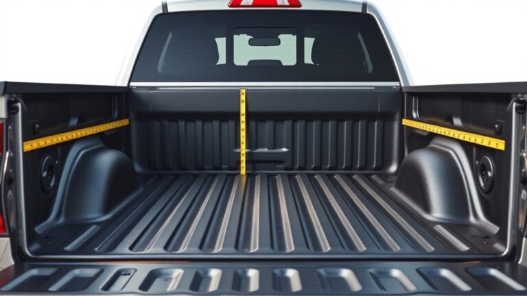 truck bed width dimensions