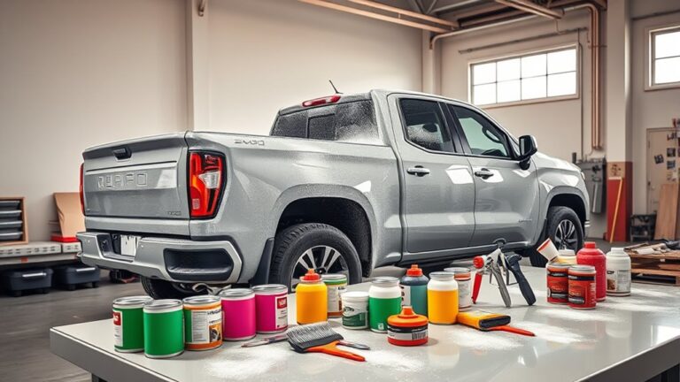truck repainting cost factors